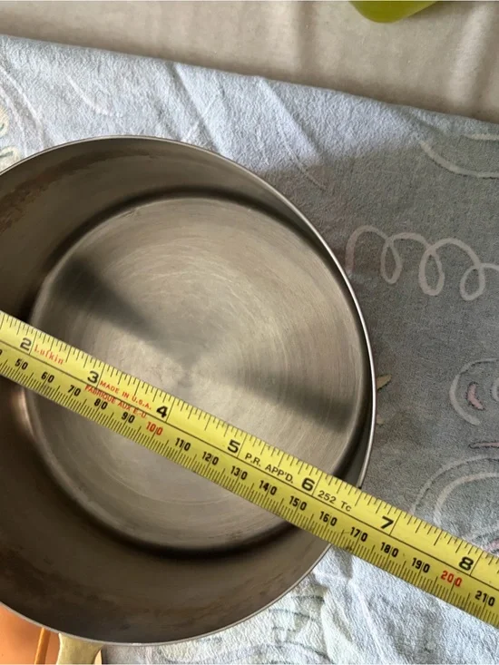 Vintage Paul Revered Copper-Finish Saucepan with Lid and Long Handle
